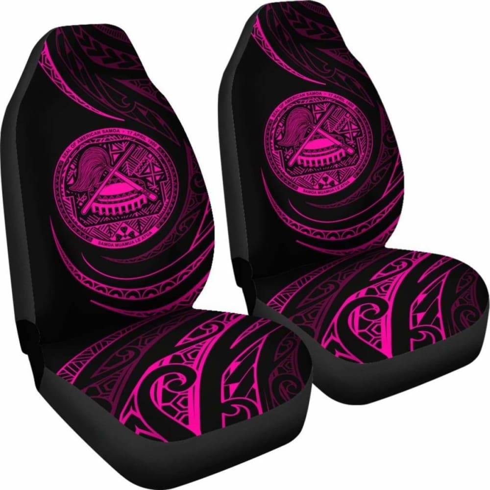 American Samoa Car Seat Covers - \bPink - Frida Style -