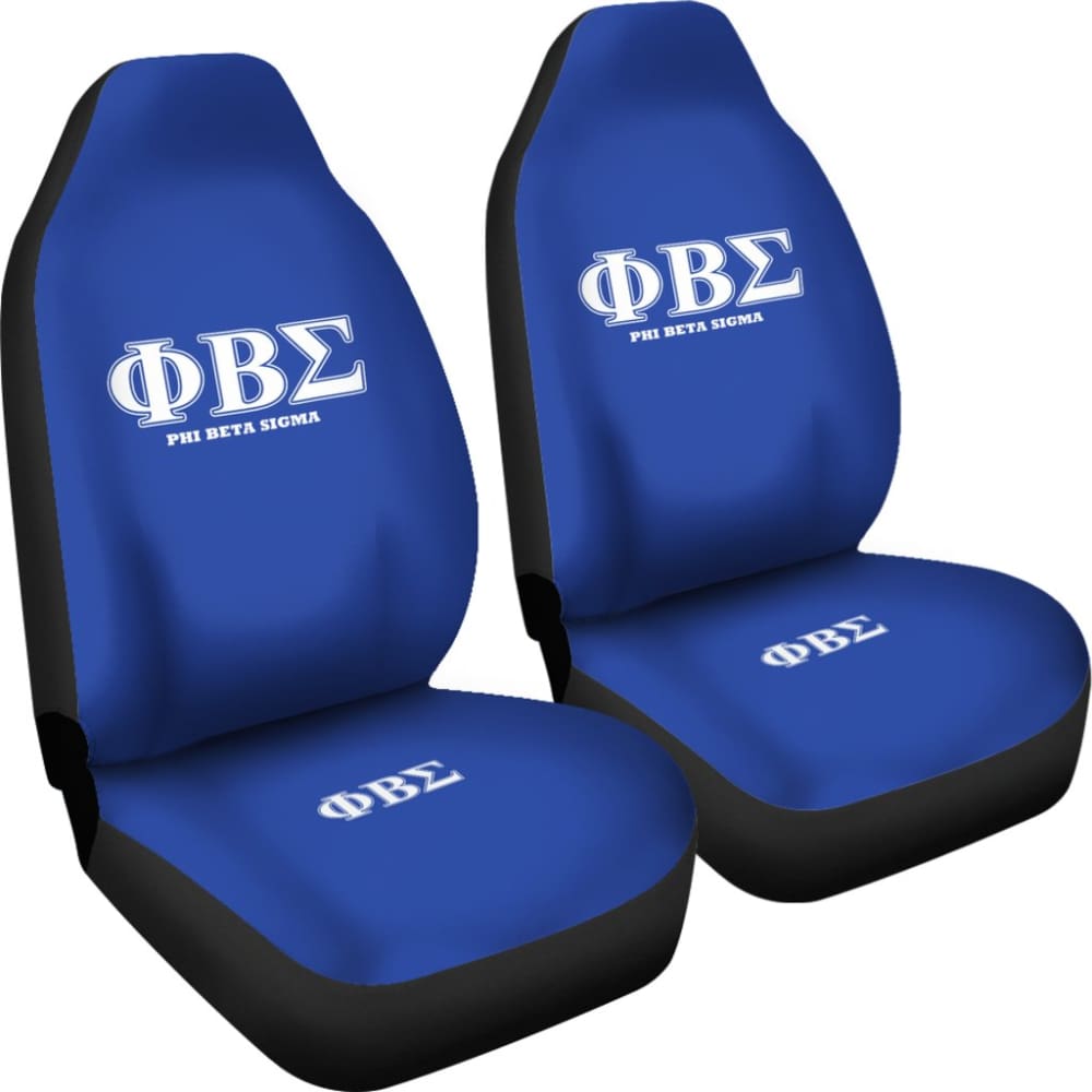 African American Phi Beta Sigma Car Seat Covers