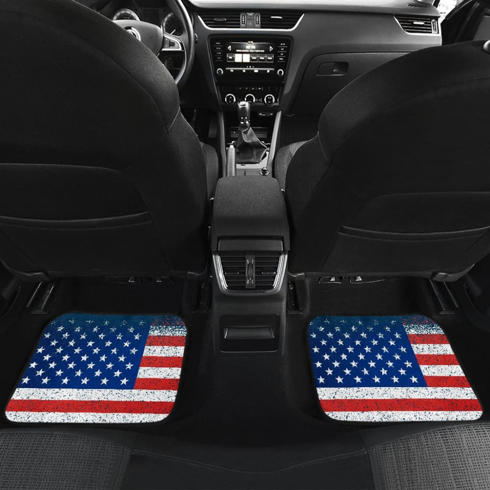 Classic Patriotic American Flag Car Floor Mats