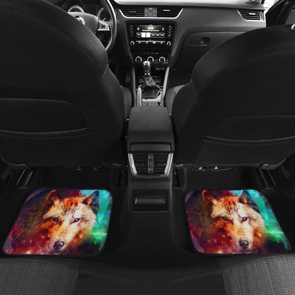 Amazing Gift Ideas Wolf Galaxy Car Floor Mats