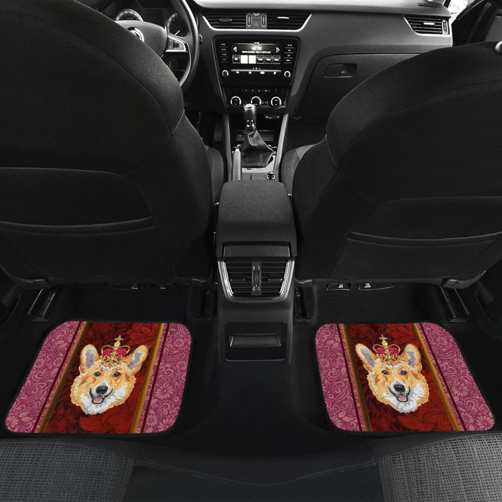 Cute Pembroke Welsh Corgi Dog Print Car Floor Mats