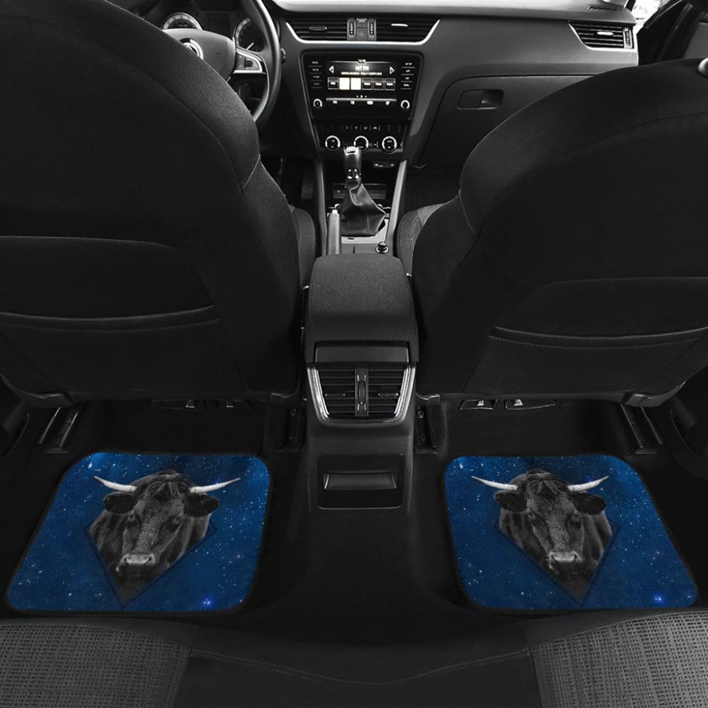 Powerful Bull Galaxy For Bull Cow Lovers Car Floor Mats