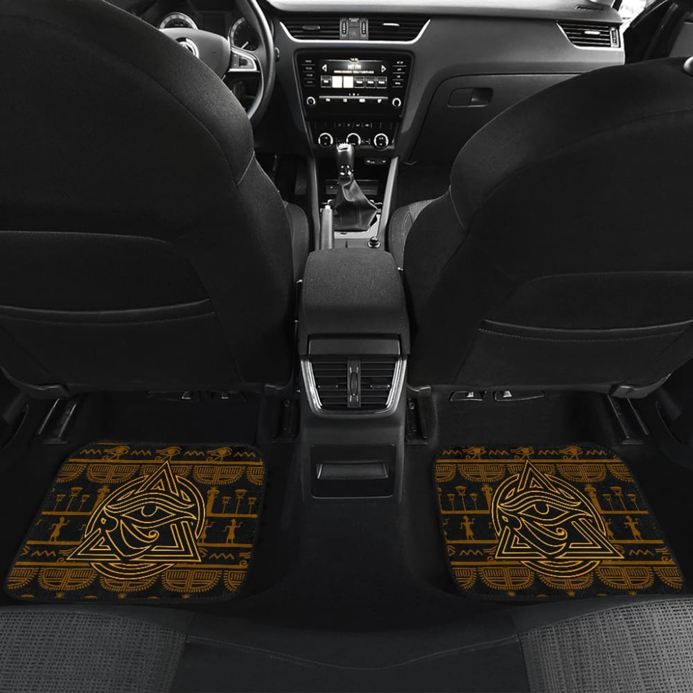 Amazing Ancient Egyptian Eyes Of Horus Powerful Symbol Car Floor Mats