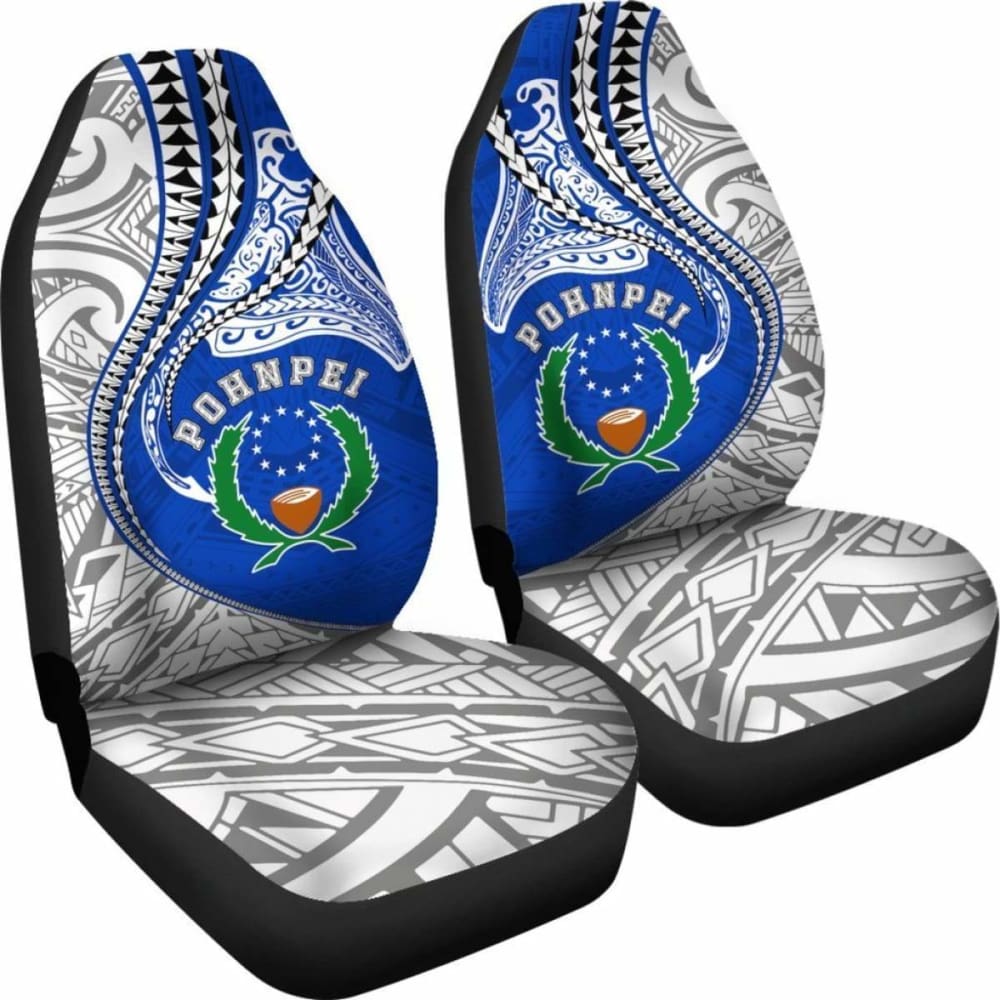 Pohnpei Car Seat Cover Kanaloa Tatau -