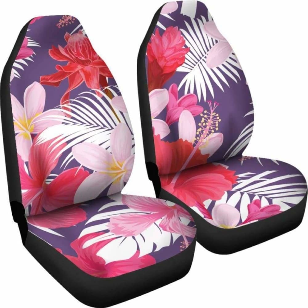 Pink Floral Car Seat Covers