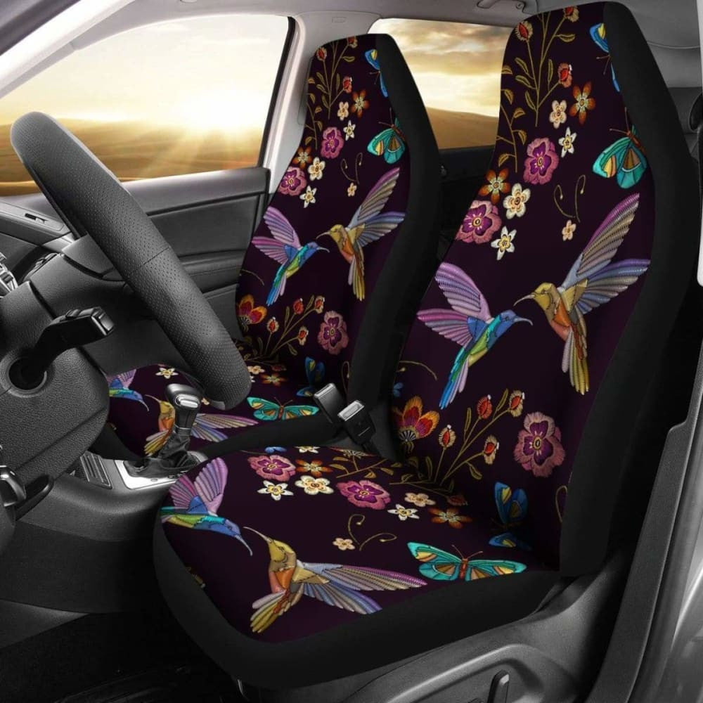 Bohemian Hummingbird Car Seat Covers