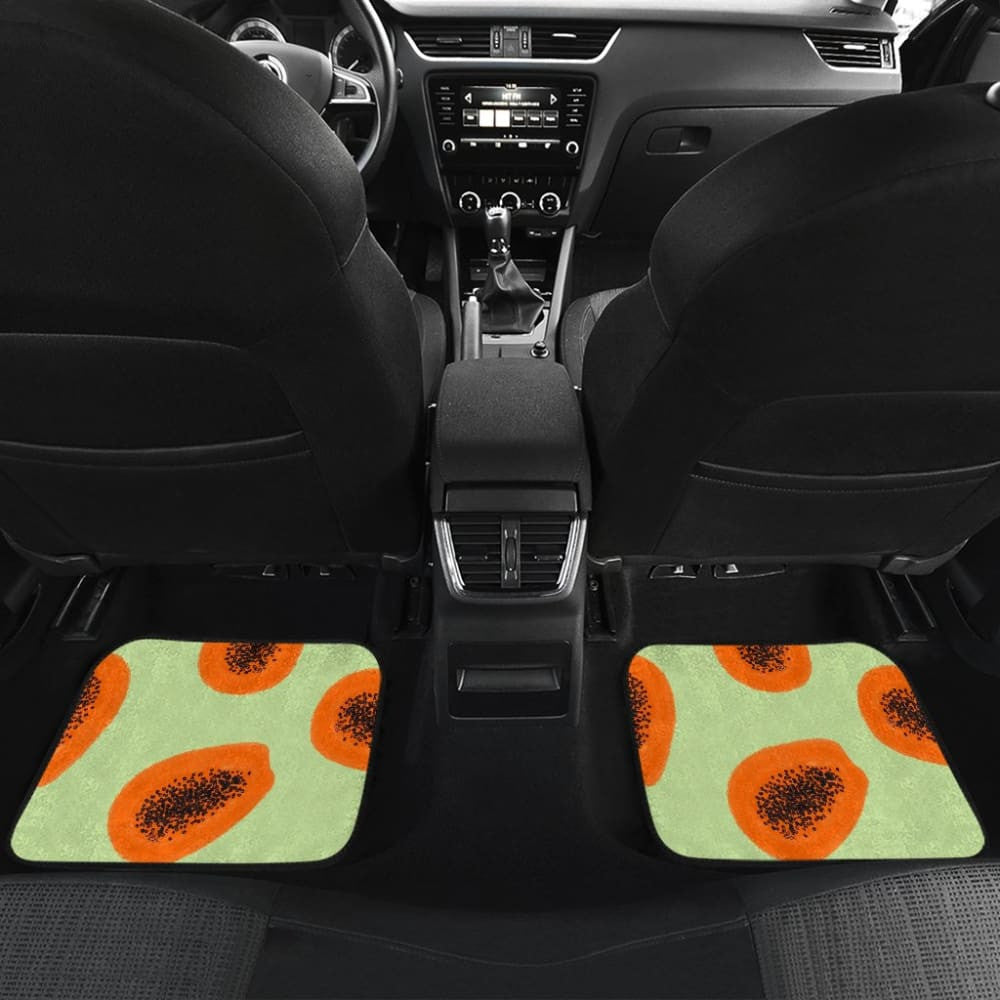 Creative Retro Papaya Car Floor Mats