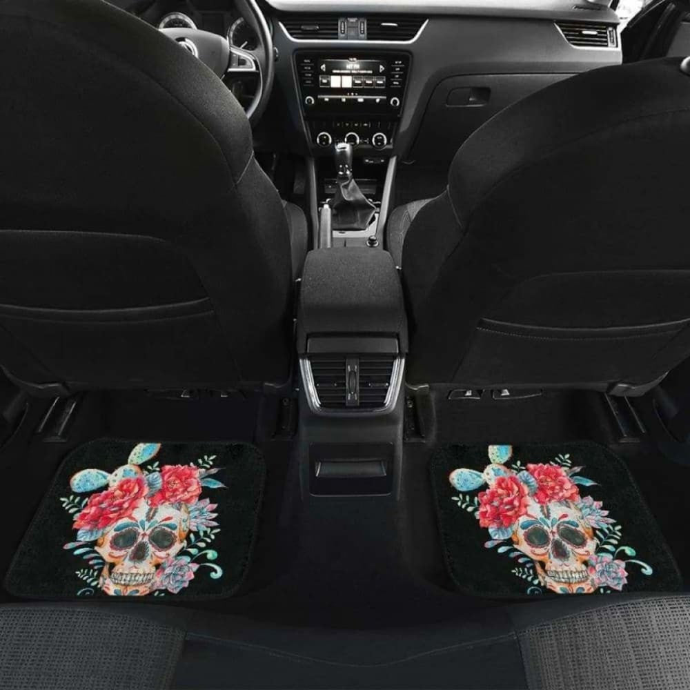 Set Of Pcs Floral Car Mats