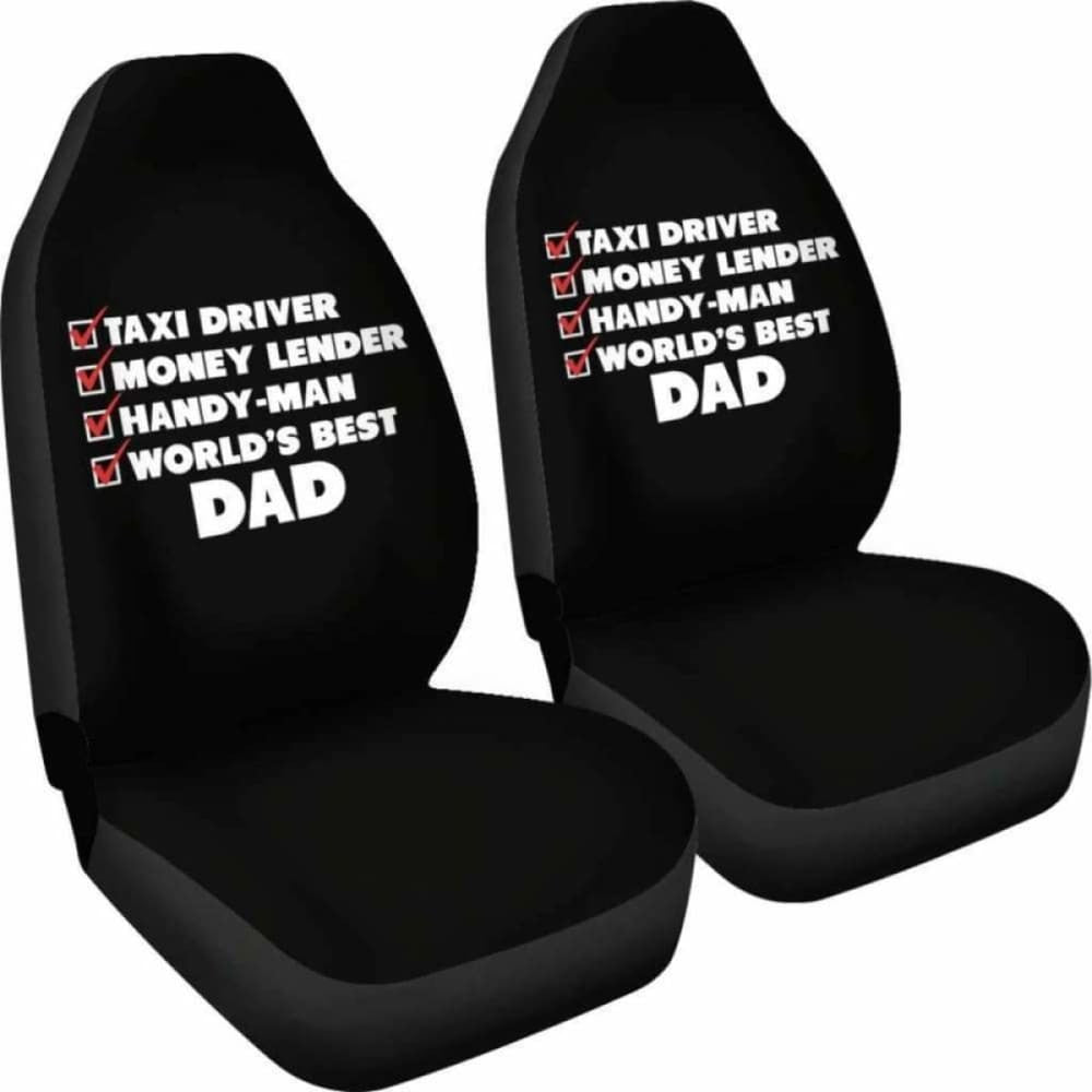 Worlds Best Dad Car Seat Covers