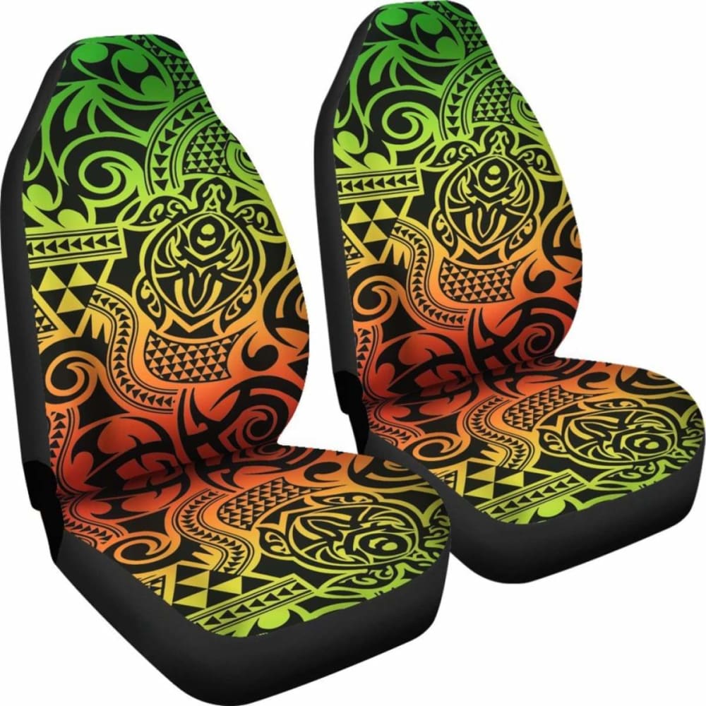 Polynesian Car Seat Cover - Polynesian Tattoo -