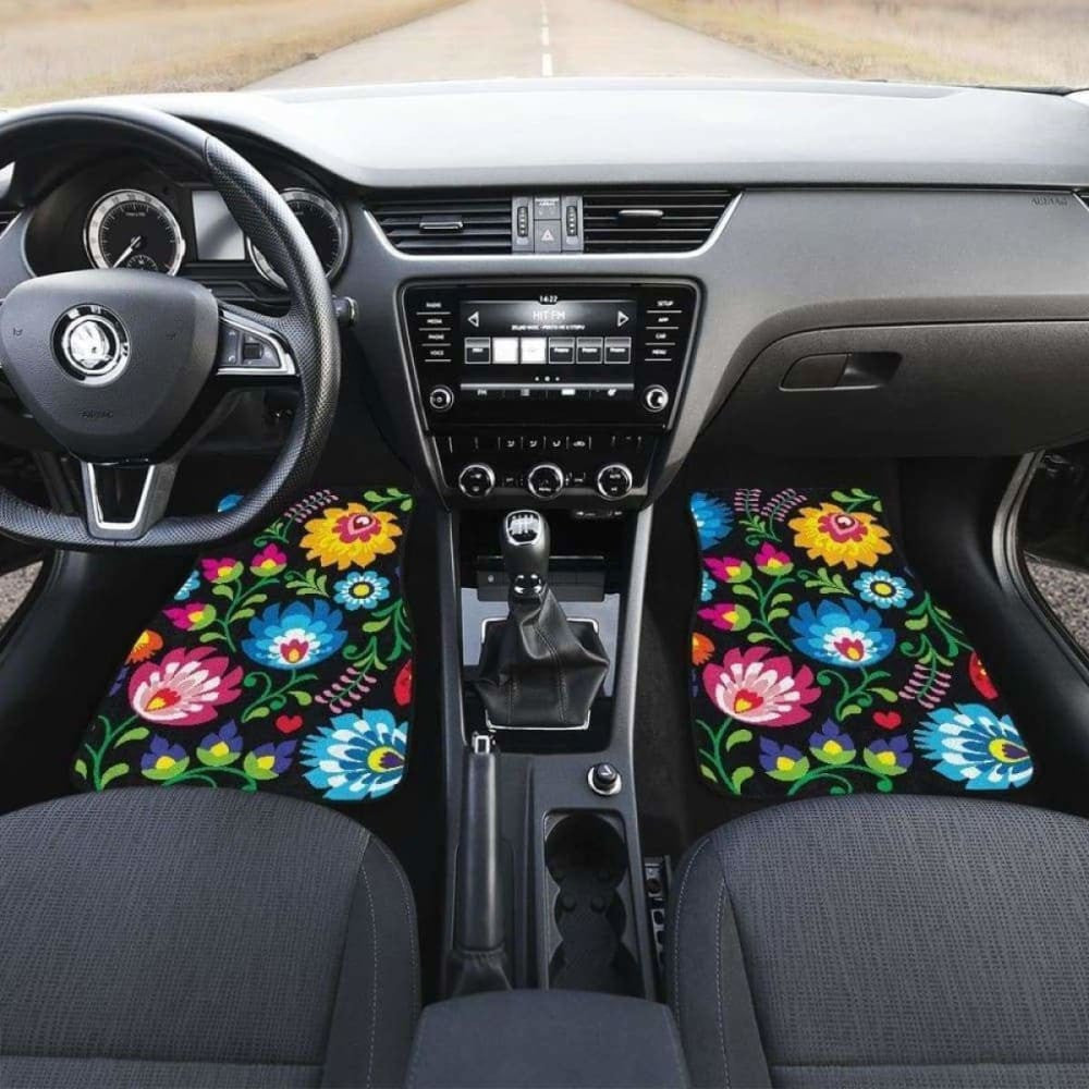 Floral Car Floor Mats