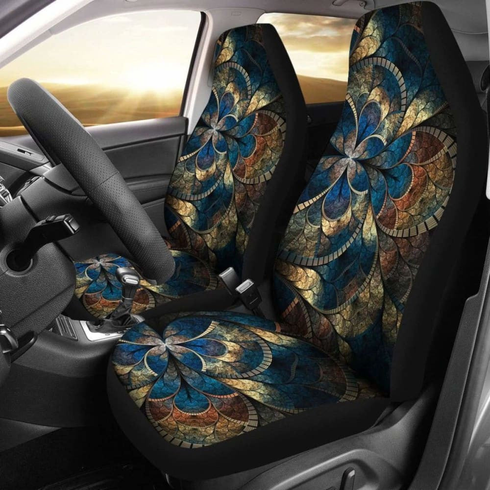 Vintage Floral Boho Car Seat Covers
