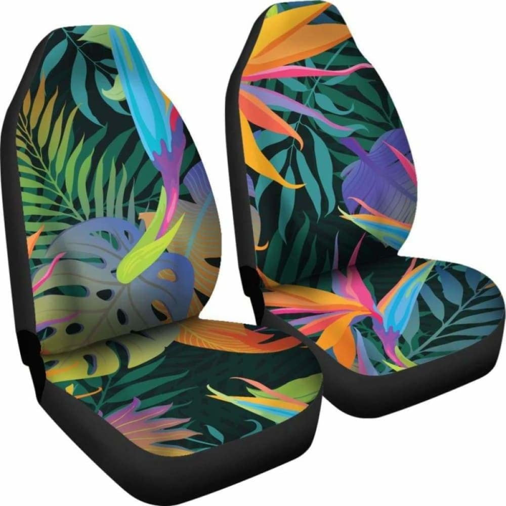 Colorful Plants Car Seat Covers