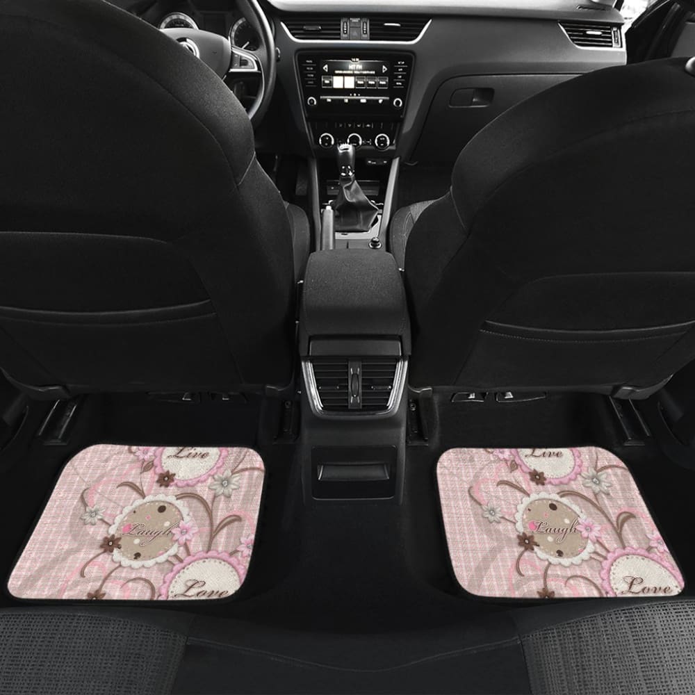 Pink Live Laugh Love Girly Amazing Gift Ideas Car Floor Mats