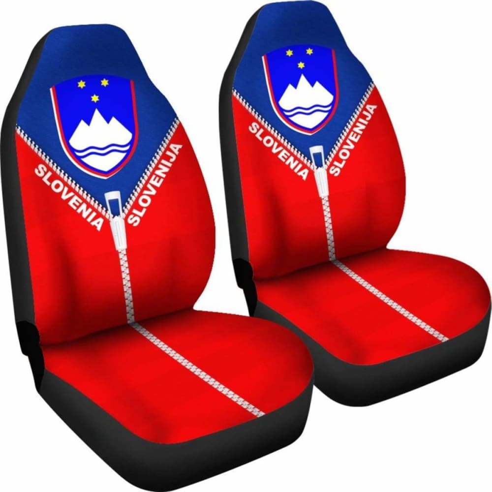 Slovenia Car Seat Cover With Straight Zipper Style