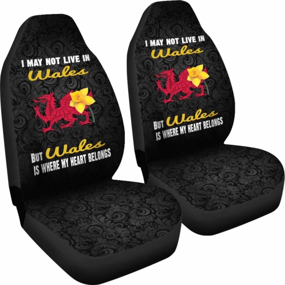 Wales Where My Heart Belongs Car Seat Covers