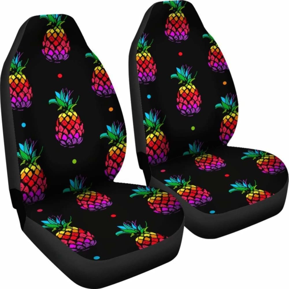 Colorful Pineapple Car Seat Covers -