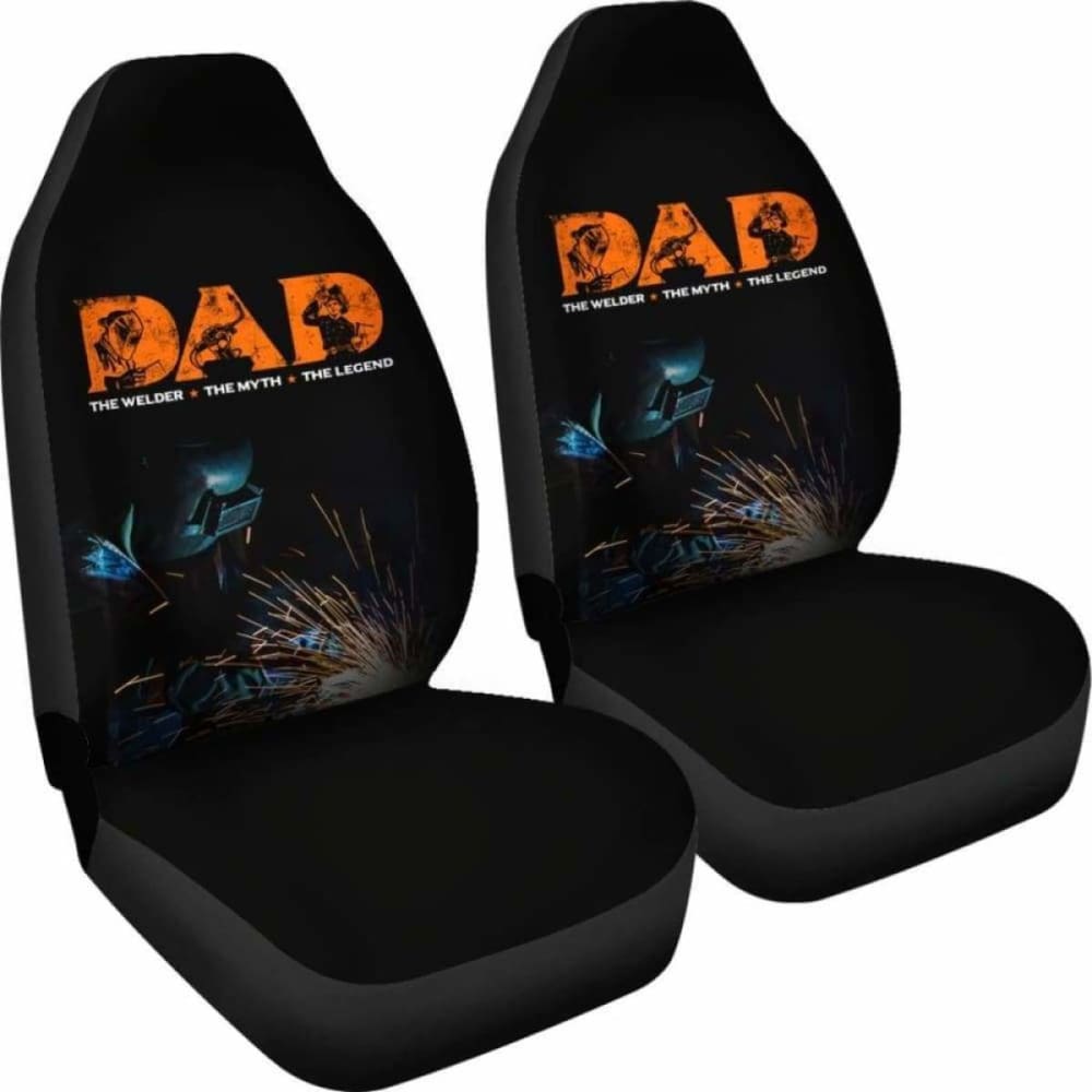 Welder Dad Car Seat Covers