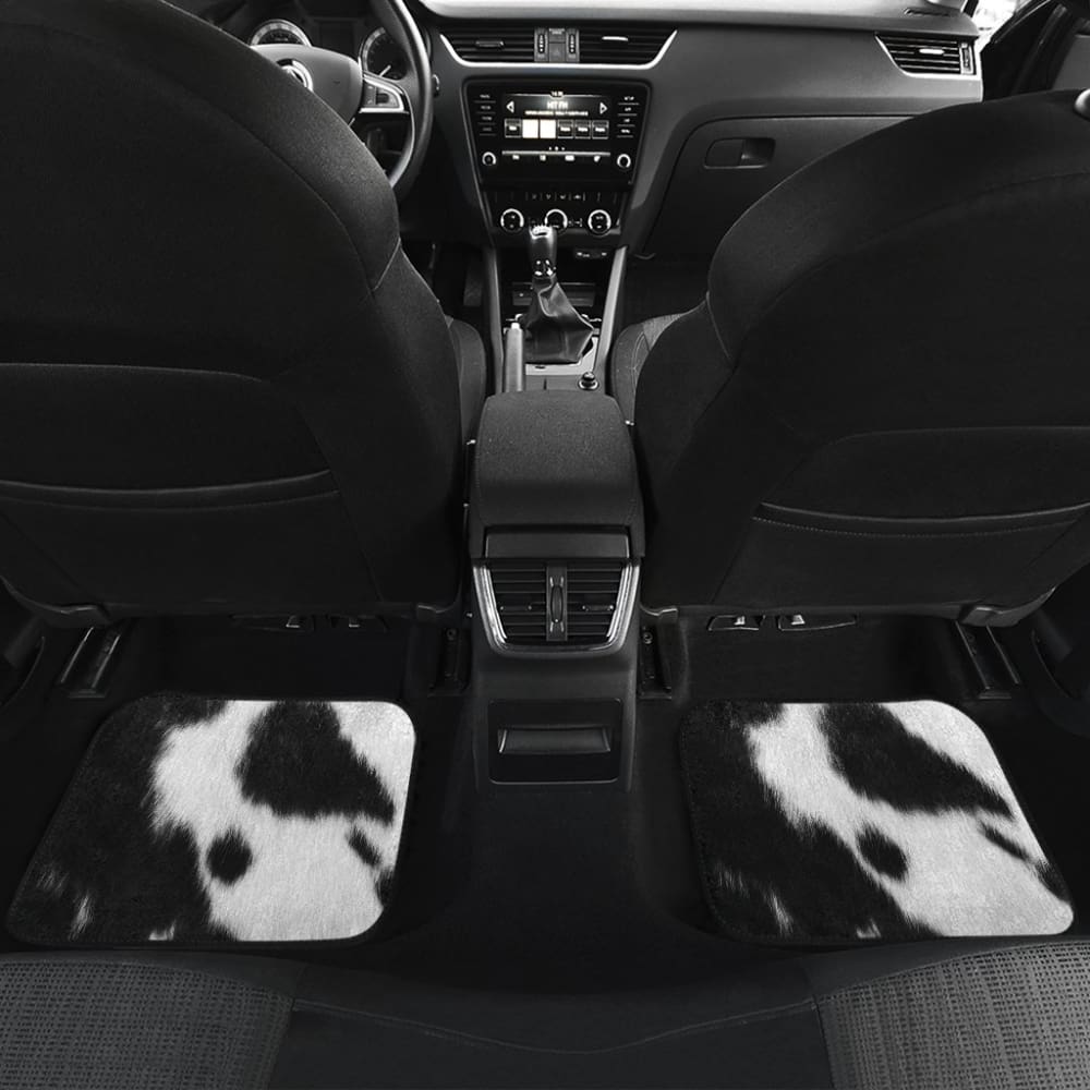 Cowhide Printed Car Floor Mats Protector