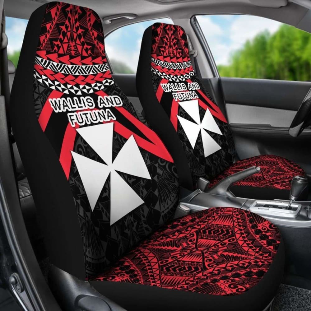 Wallis And Futuna Polynesian Car Seat Covers - Vibes Version