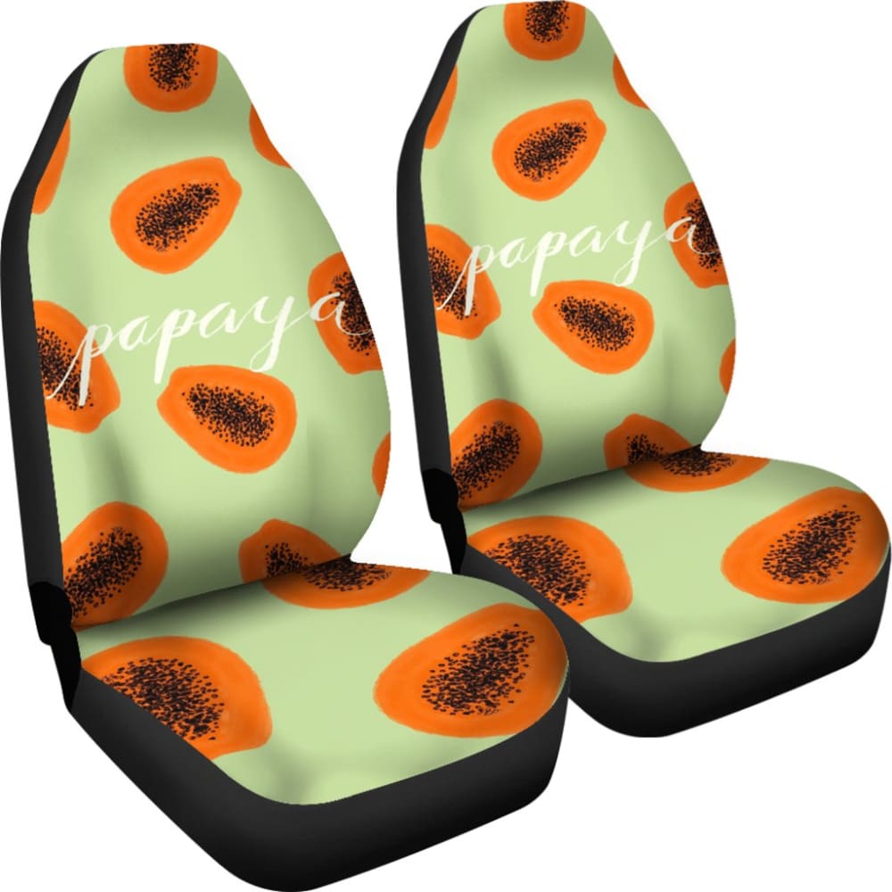 Creative Retro Papaya Car Seat Covers