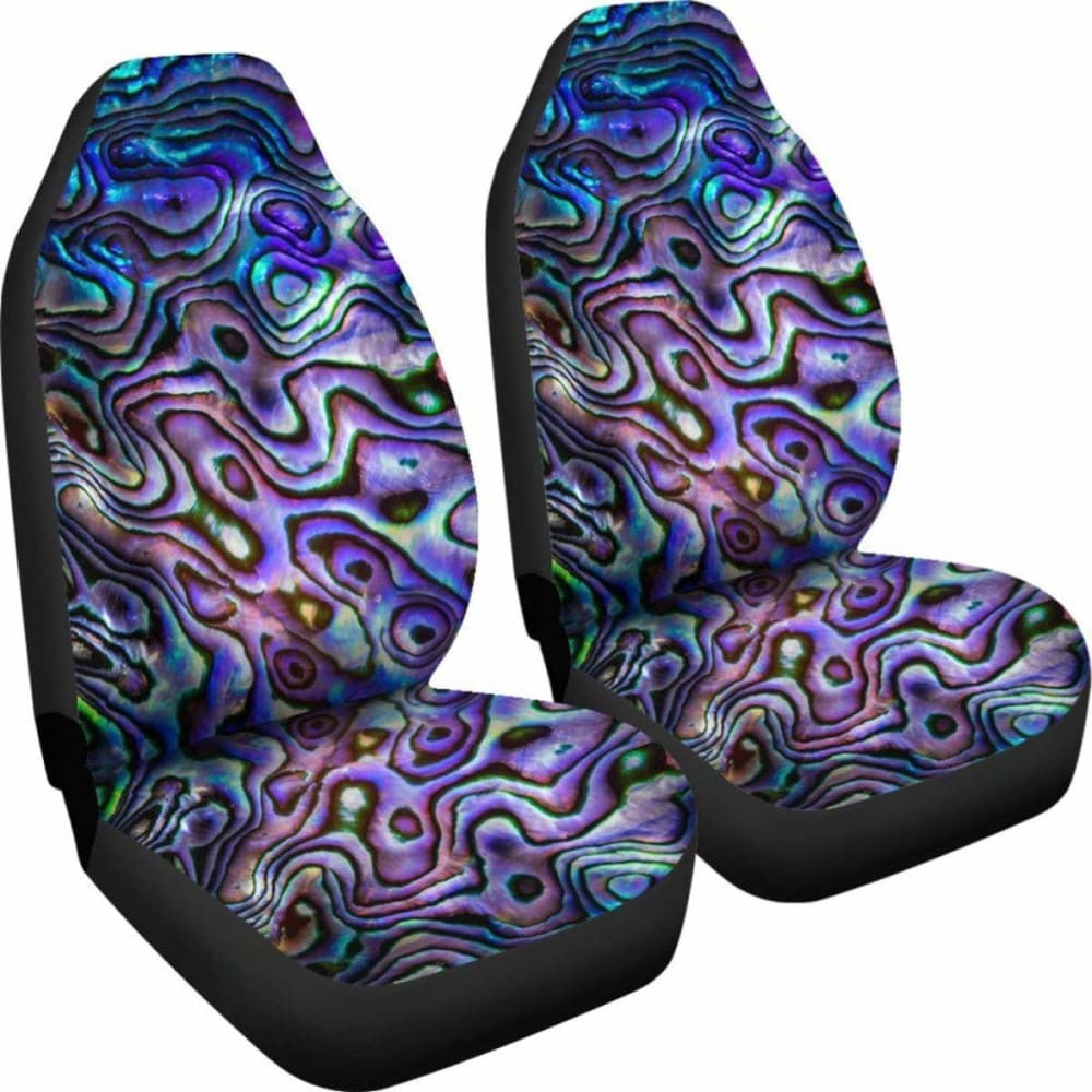 New Zealand Paua Shell Car Seat Covers