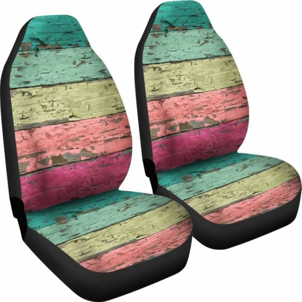 Rainbow Pastel Car Seat Covers