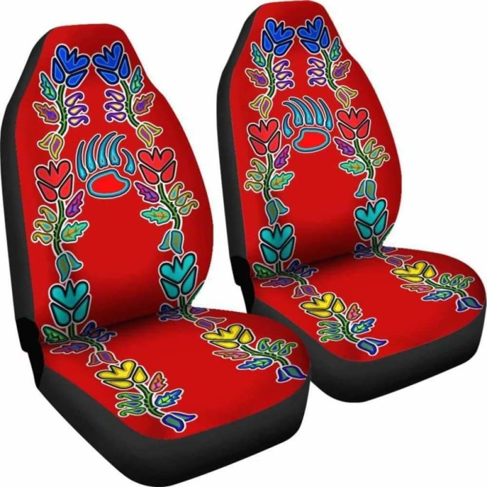 Floral Generations Red with Bearpaw Car Seat Covers