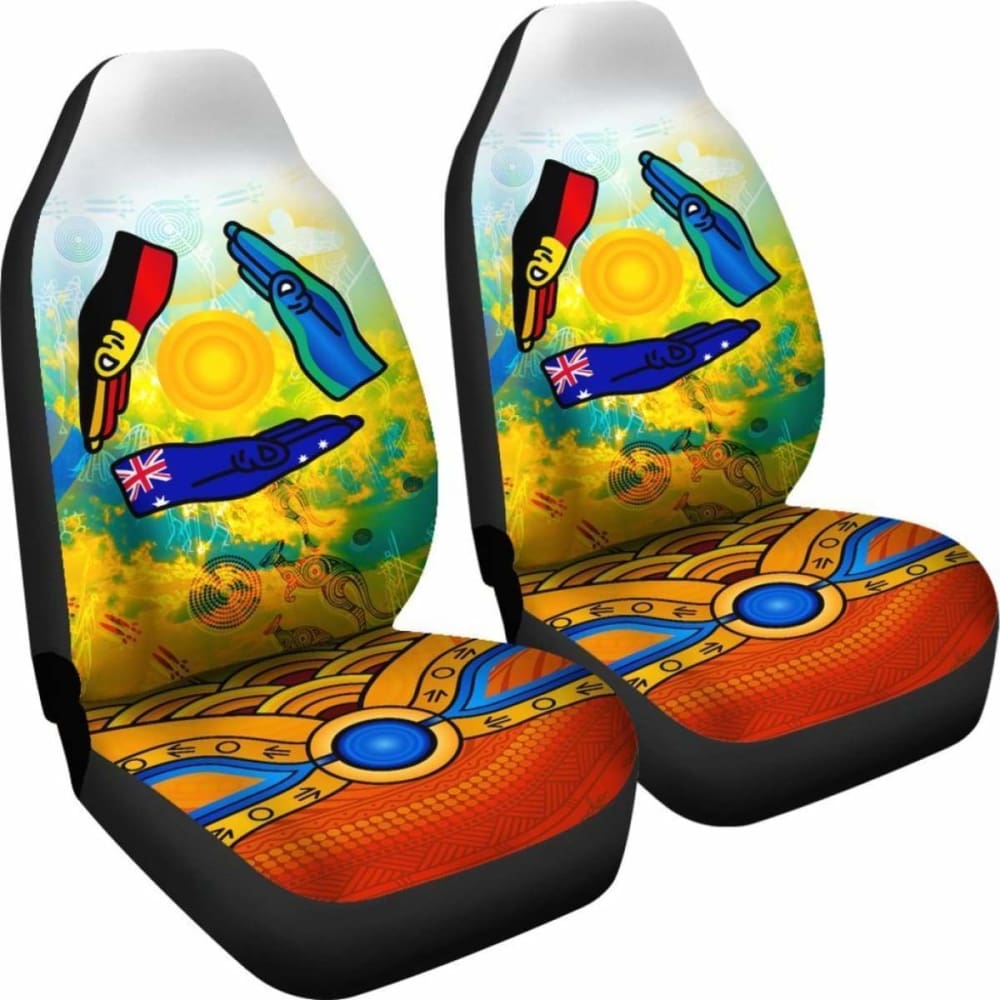 Australia Aboriginal Car Seat Covers, Australia Kangaroo Naidoc Week -