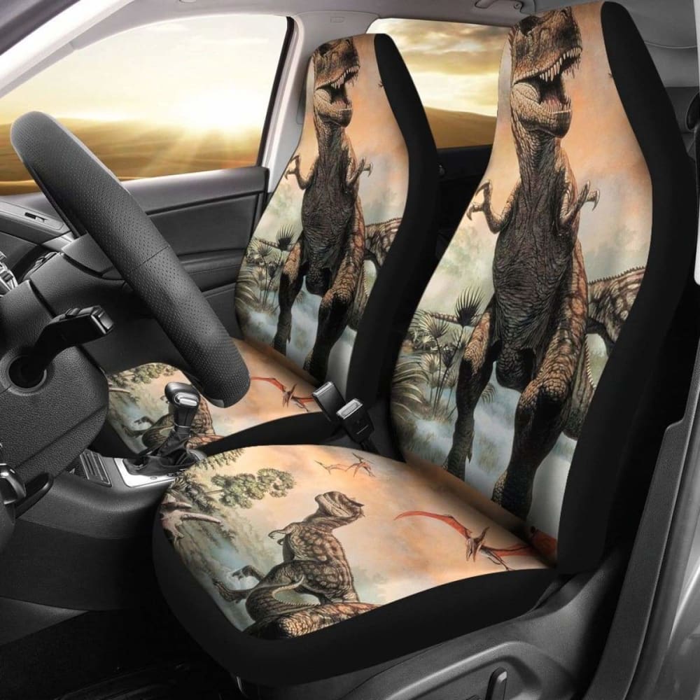 Dinosaurs In The Wild Dinosaur Car Seat Covers