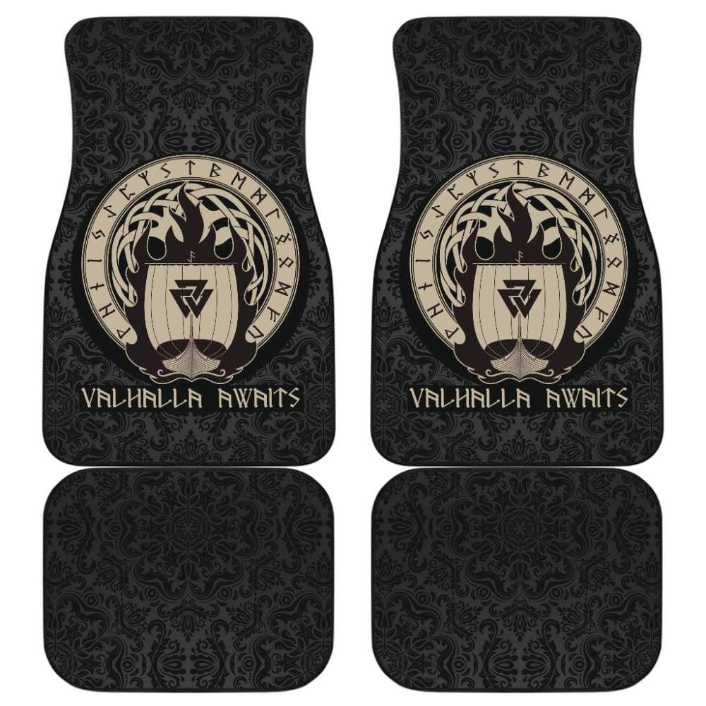 Viking Valhalla Awaits Car Floor Mats