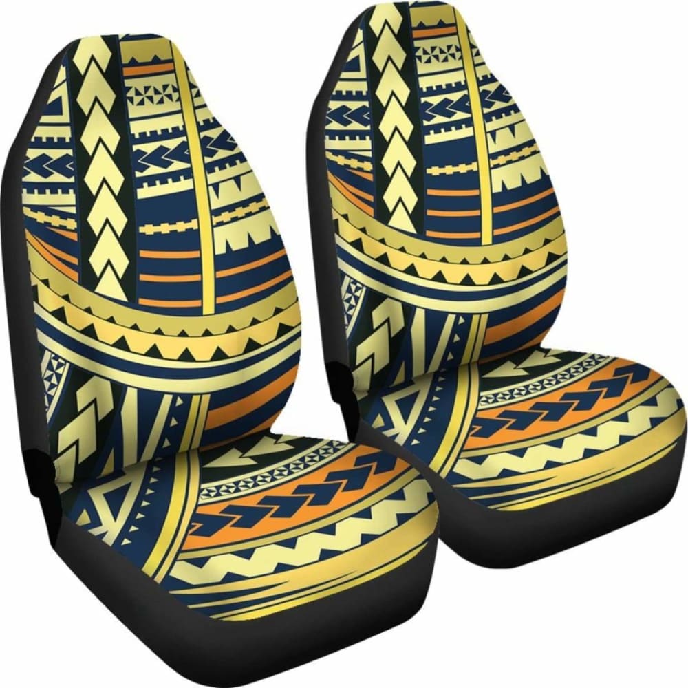 Polynesian Tattoo Car Seat Covers -