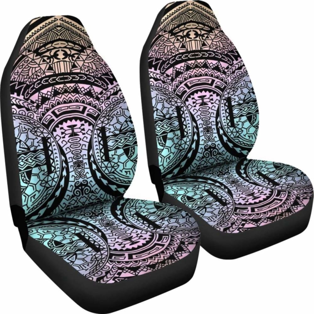 Polynesian Car Seat Cover - Polynesian Tattoo -