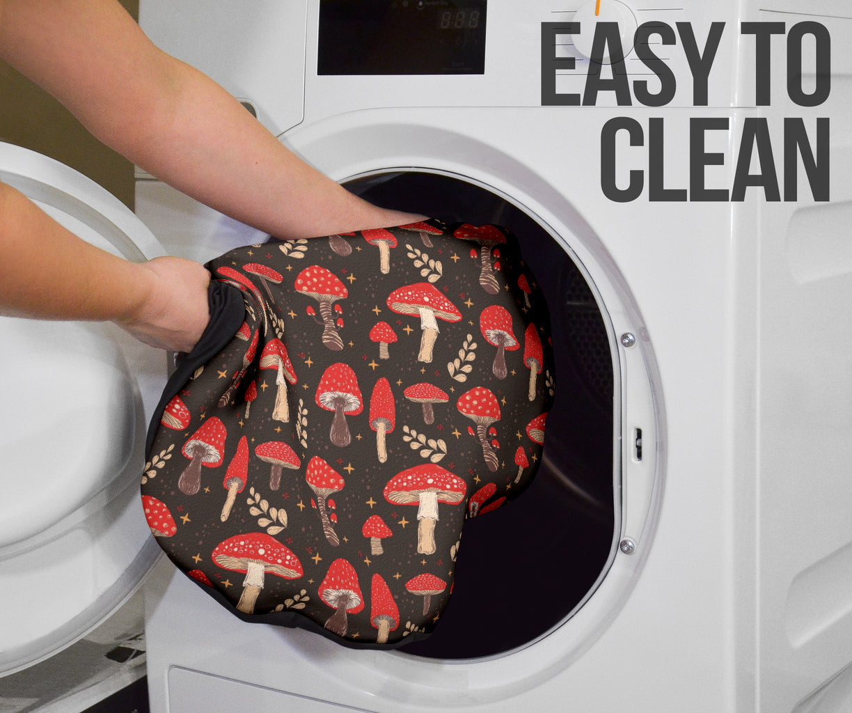 Red Mushroom Car Seat Covers