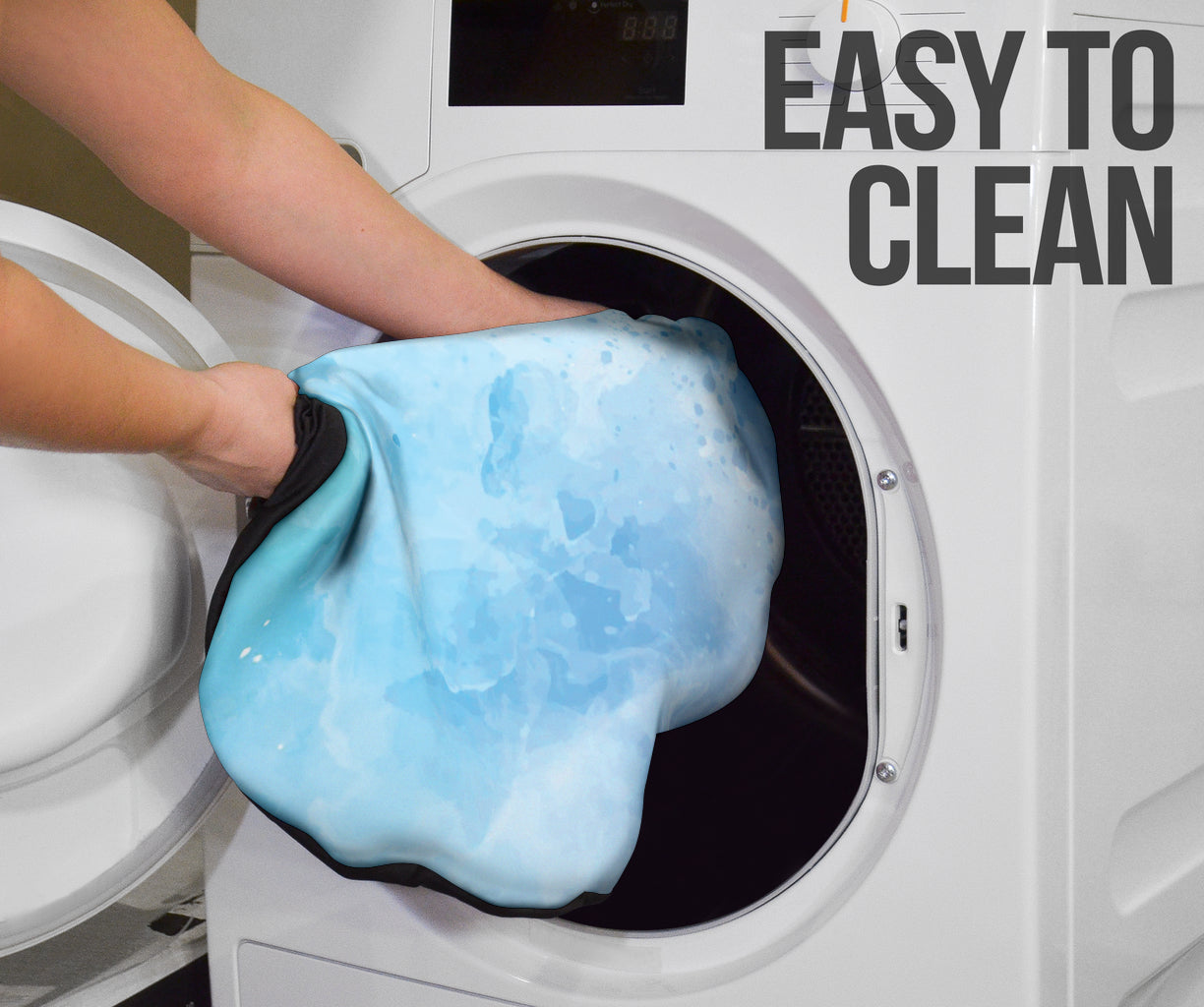 Goat Cute Blue Watercolor Car Seat Covers