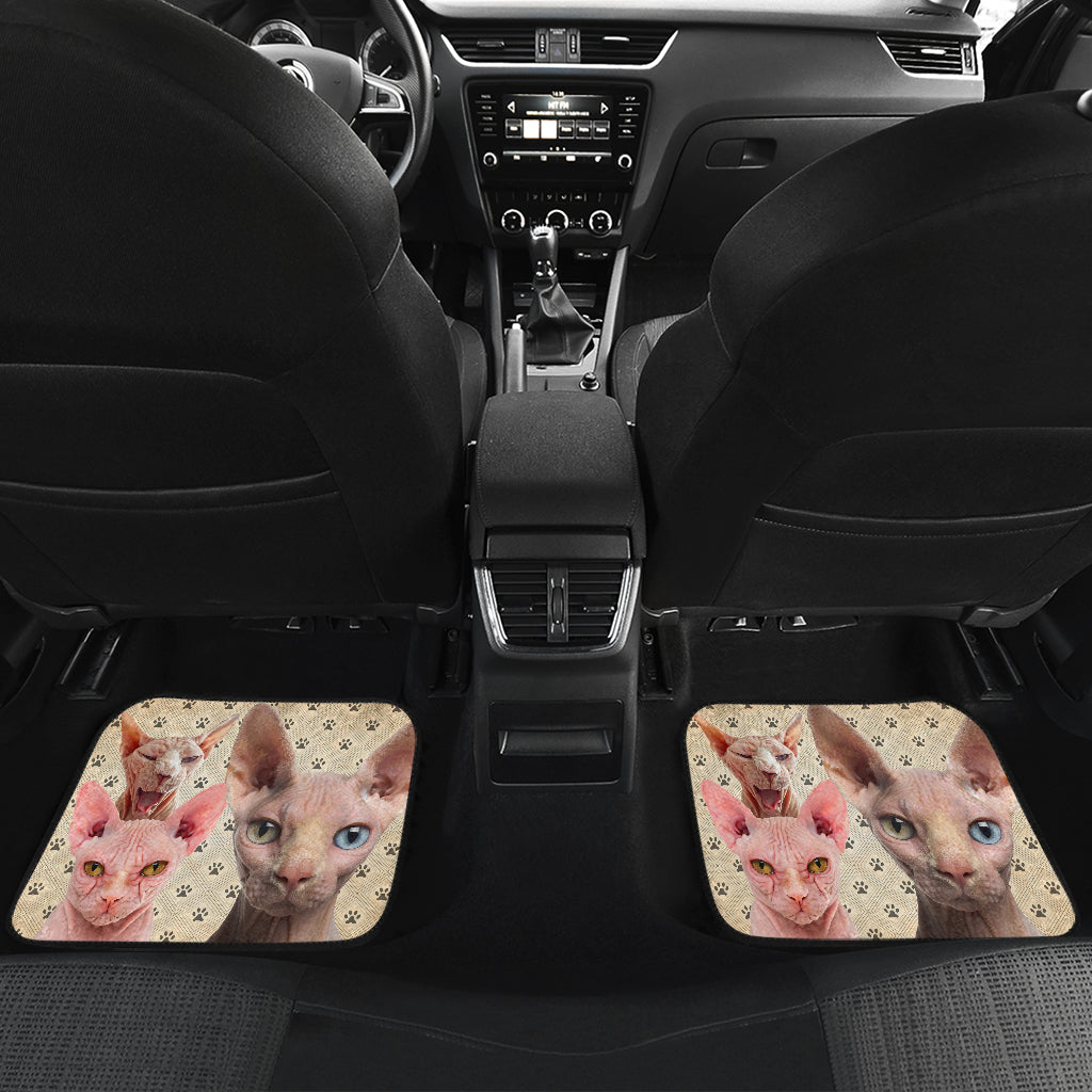 Amazing Car Accessories Decoration Sphynx Car Floor Mats