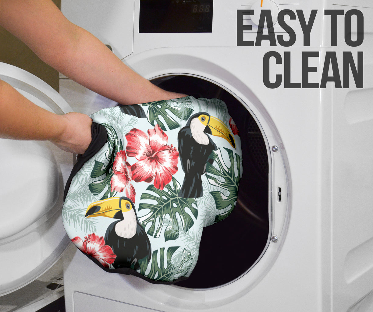 Hibicus Toucan Vintage Car Seat Covers