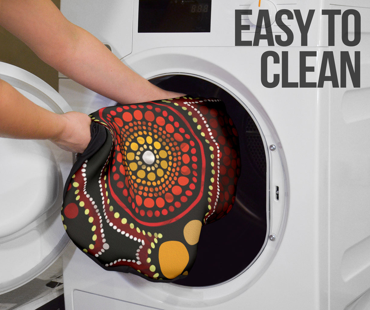 Australia Indigenous Circle Dot Car Seat Covers