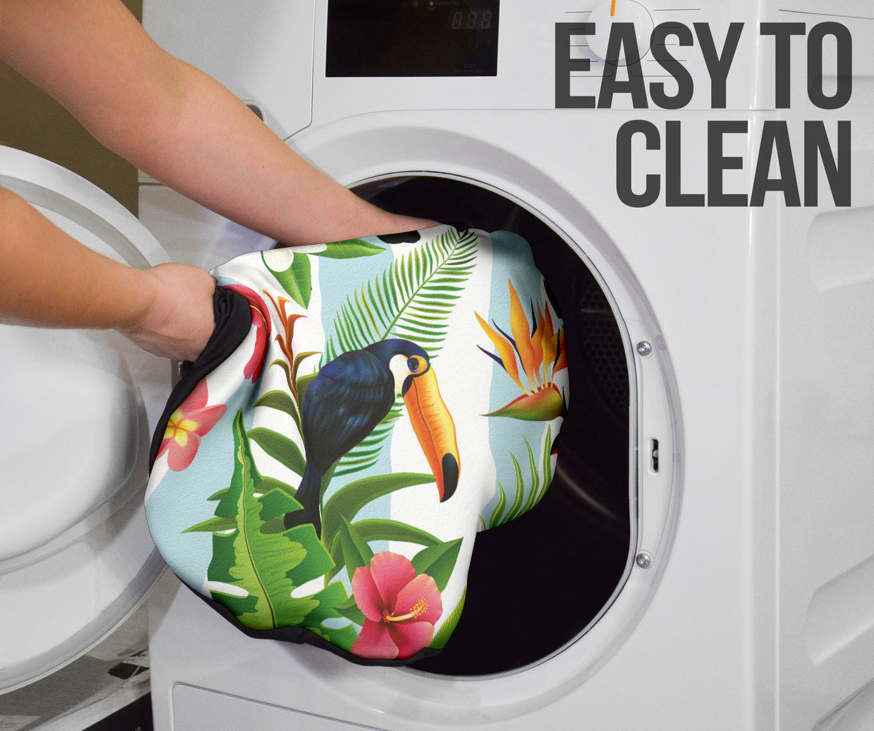 Hibicus Toucan Forest Car Seat Covers