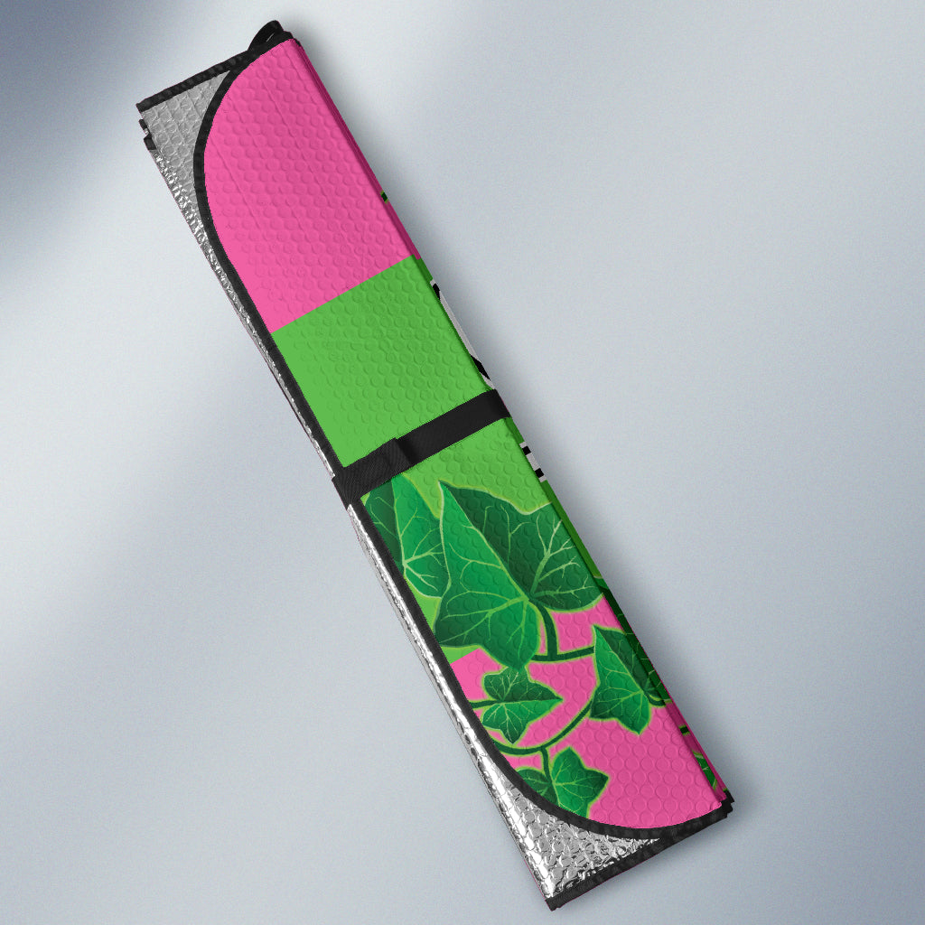 African Car Auto Sun Shades Alpha Kappa Alpha Ivy Leaf