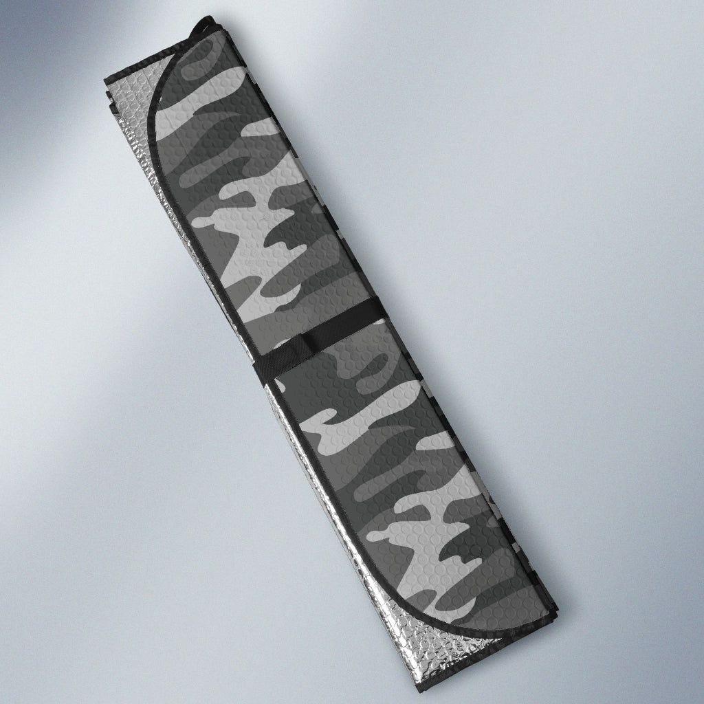 Grey Camouflage Car Auto Sun Shades