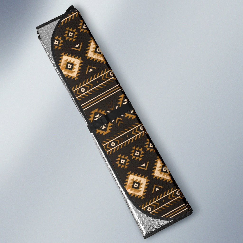 Aztec Boho Pattern Vintage Car Auto Sun Shades