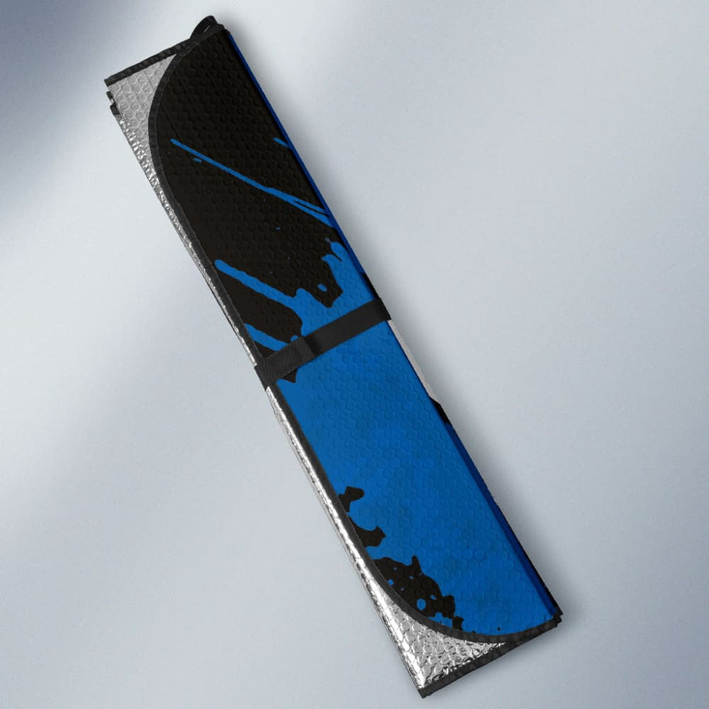 Blue And Black Toyota Amazing Style Car Auto Sun Shades Custom