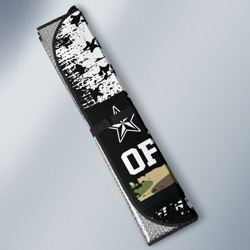 American Flag Camo Proud Us Army Veteran Car Auto Sun Shades