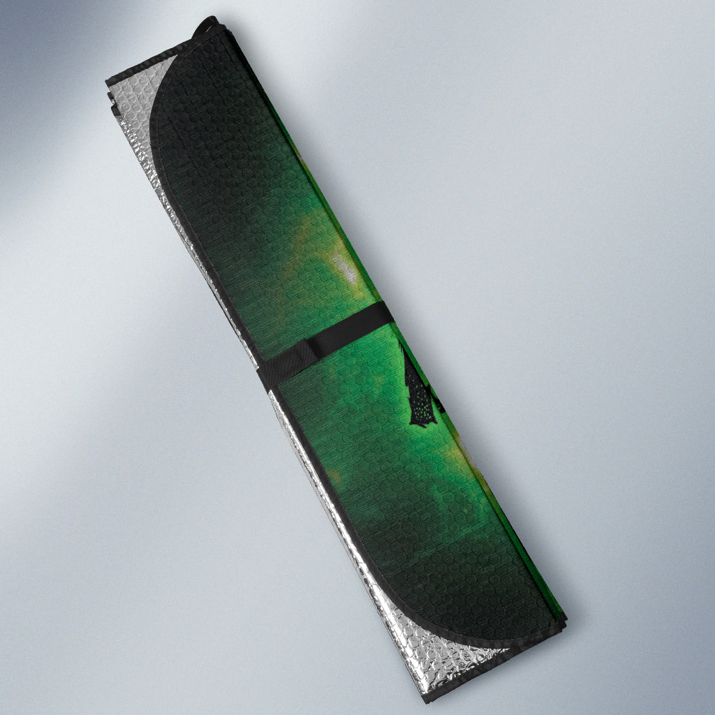 Skull Gothic Horror Grim Reaper Skull Car Auto Sun Shades