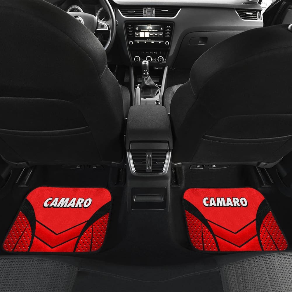 Camaro Red Car Floor Mats