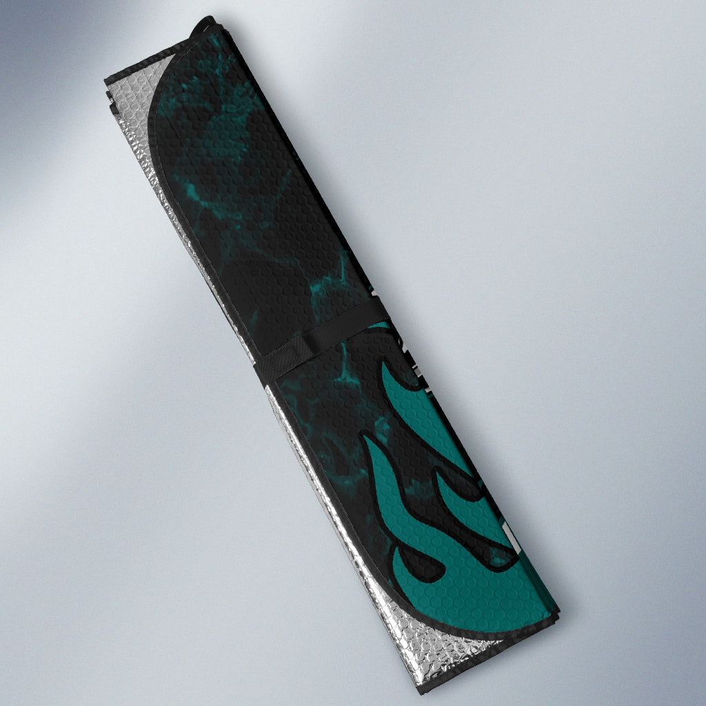 Fish Bone Fishing Hook Car Auto Sun Shades