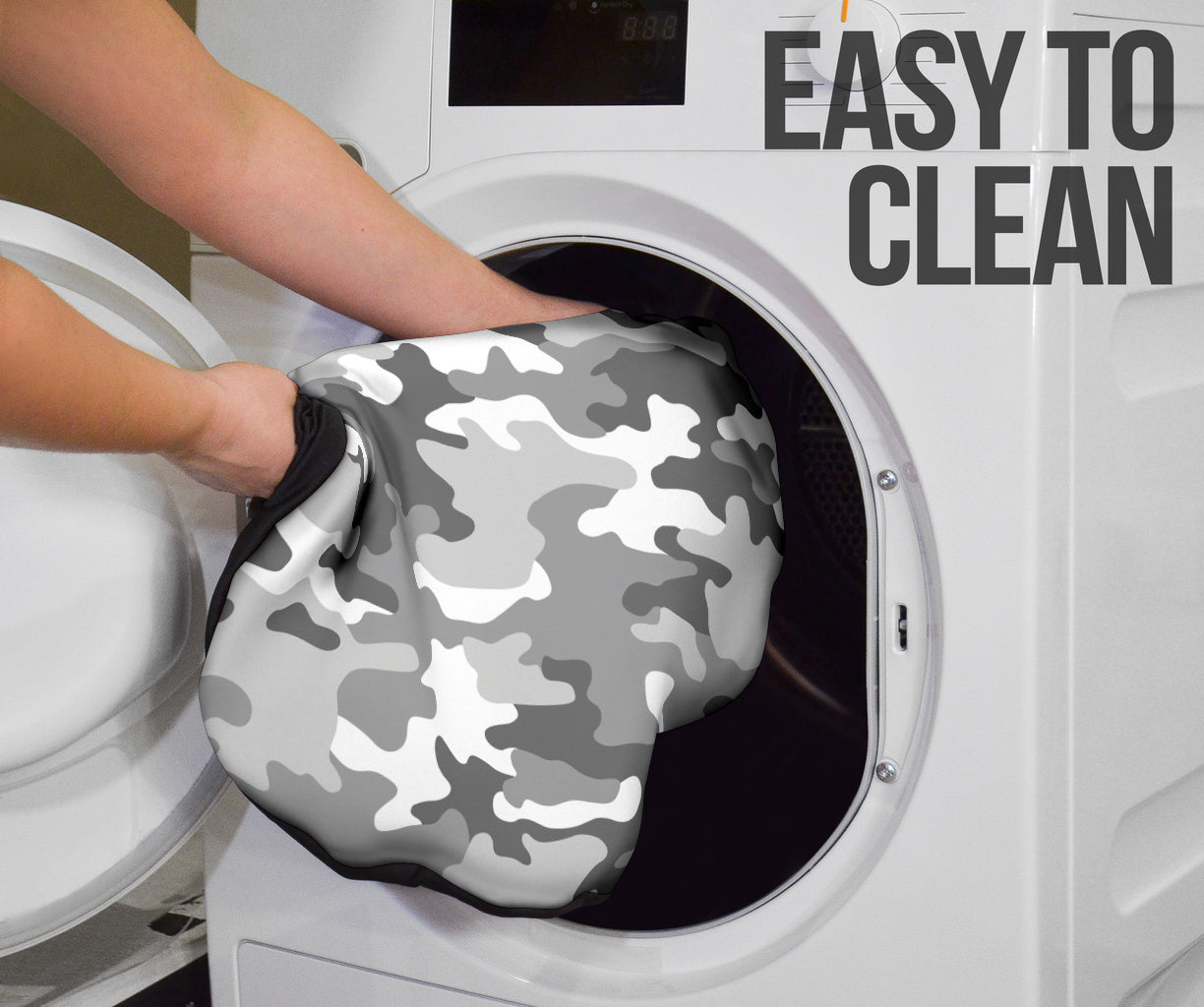 Snow Camouflage Car Seat Covers