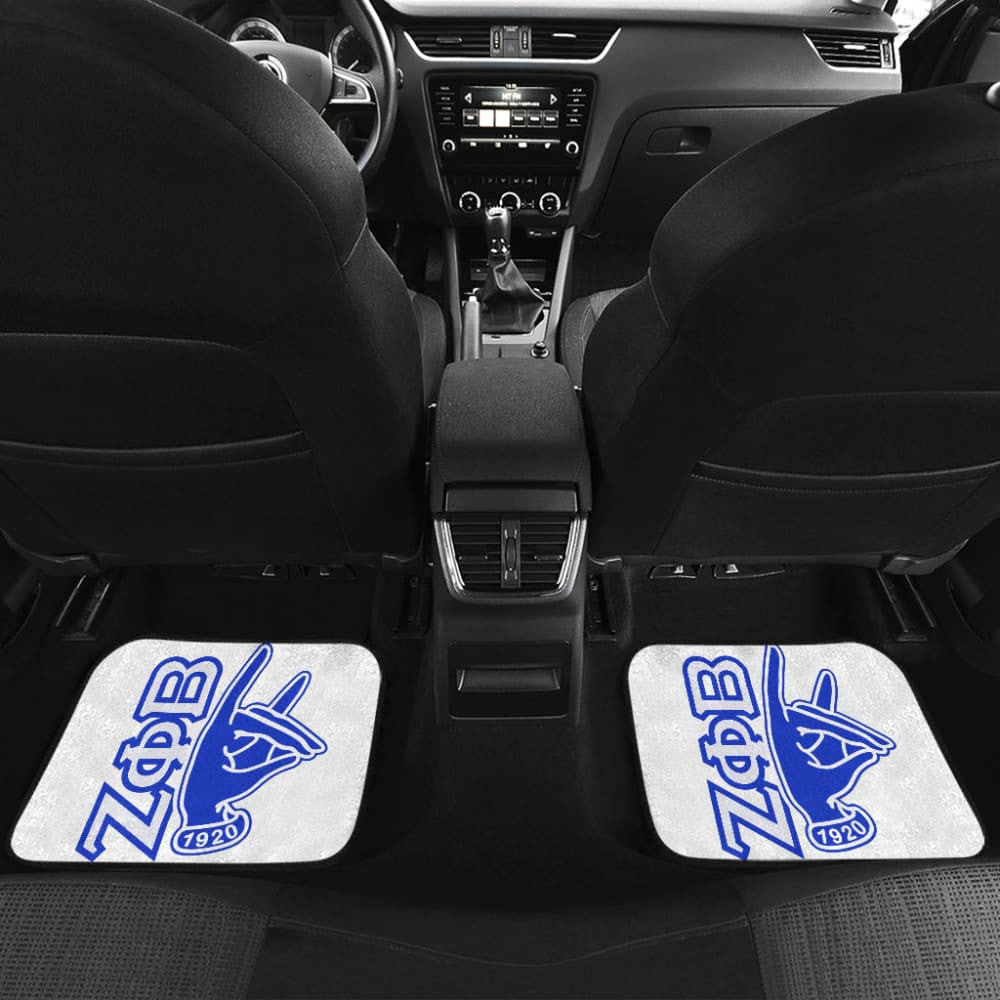 Custom Print Automobiles Car Floor Mats Zeta Phi Beta