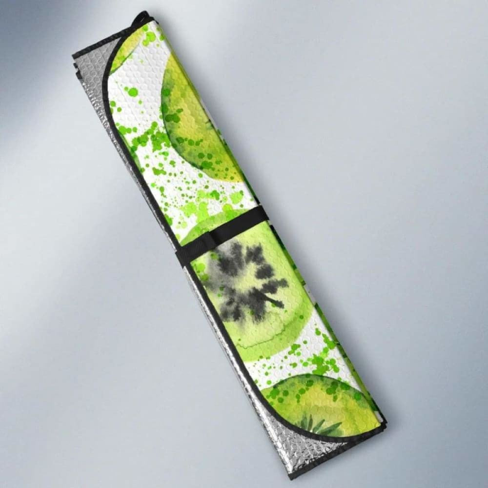 Watercolor Kiwi Pattern Car Auto Sun Shades